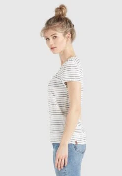 Khujo T-shirts Shirt Rafaela Dames Wit -Khujo d7f74d5b56214f31b4ff7b7819f4dd88