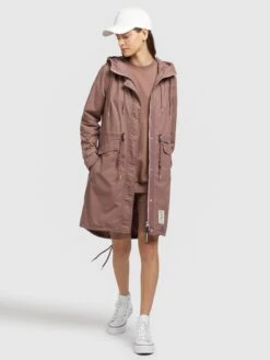 Khujo Parkas Tussenparka NANDA3 Dames Mauve -Khujo da70fb25d61db666a90ef3c1650b27ea