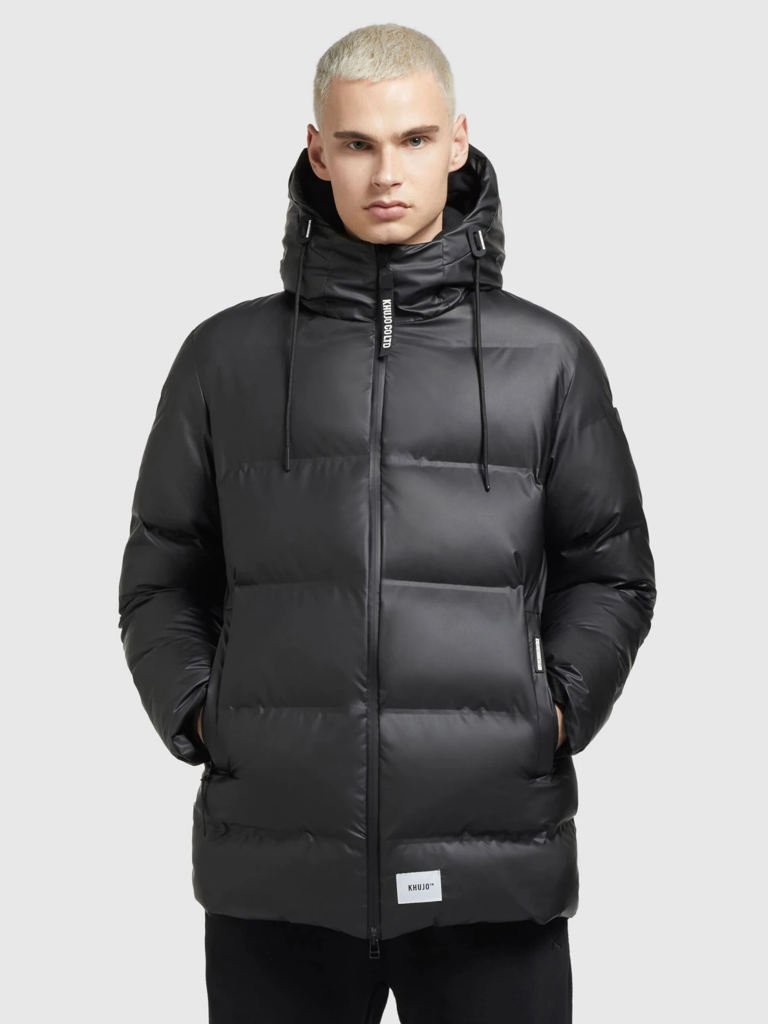 Khujo Tussenjassen Tussenjas Nabor Heren Zwart 2 Khujo Tussenjassen Tussenjas Nabor Heren Zwart - Afbeelding 2