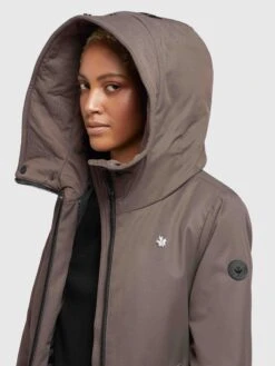 Khujo Tussenmantels Tussenmantel Lisad Dames Mokka -Khujo dd00636e81897667476e198a259b273b