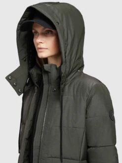 Khujo Wintermantels Wintermantel Cliv Dames Donkergroen 14 Khujo Wintermantels Wintermantel Cliv Dames Donkergroen -Khujo dd2014542d8fb144b58b685073fbe028