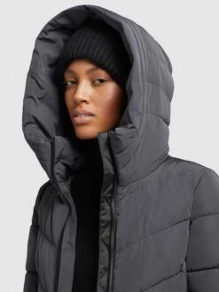 Khujo Wintermantels Wintermantel Formin Dames Grafiet -Khujo e4c222e3c058d055568f727feabb32ad