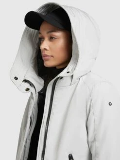 Khujo Winterjassen Winterjas Viona 3 Dames Lichtgrijs -Khujo eb2a4d3faf03426fdf5d6f89c1d47d7a