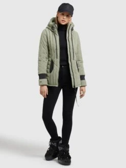 Khujo Tussenjassen Tussenjas Tweety Dames Pastelgroen -Khujo ec3e7147317d7a44afa2c60a30b83335