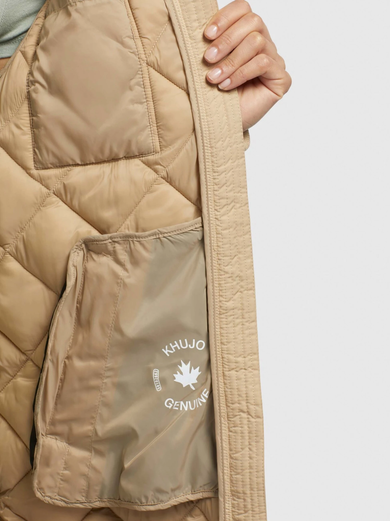 Khujo Tussenmantels Tussenmantel Mary Dames Beige 7 Khujo Tussenmantels Tussenmantel Mary Dames Beige - Afbeelding 7