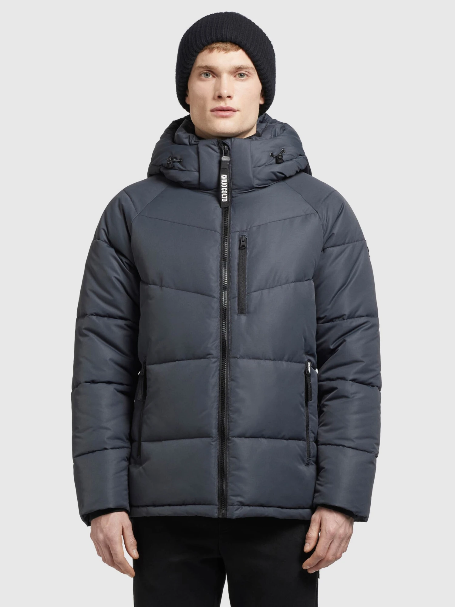 Khujo Winterjassen Winterjas Croon Heren Duifblauw 2 Khujo Winterjassen Winterjas Croon Heren Duifblauw - Afbeelding 2