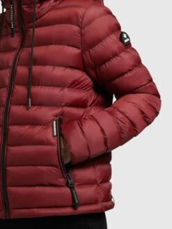 Khujo Winterjassen Winterjas Lona Shine Dames Roestrood -Khujo ef6c9ebcd7b9202465c7dd8df6090024
