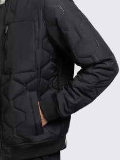 Khujo Tussenjassen Tussenjas Carlson Heren Zwart -Khujo f3b04e821ecaf894665f9f7c293db5c9