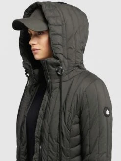 Khujo Winterjassen Winterjas Jerry Dames Olijfgroen -Khujo f3ee75166136b0be5b0b9f14d7876eb2