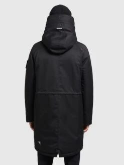 Khujo Wintermantels Winterjas Tuck Heren Zwart -Khujo f507eb42c658b918d76fa012e06ab65b