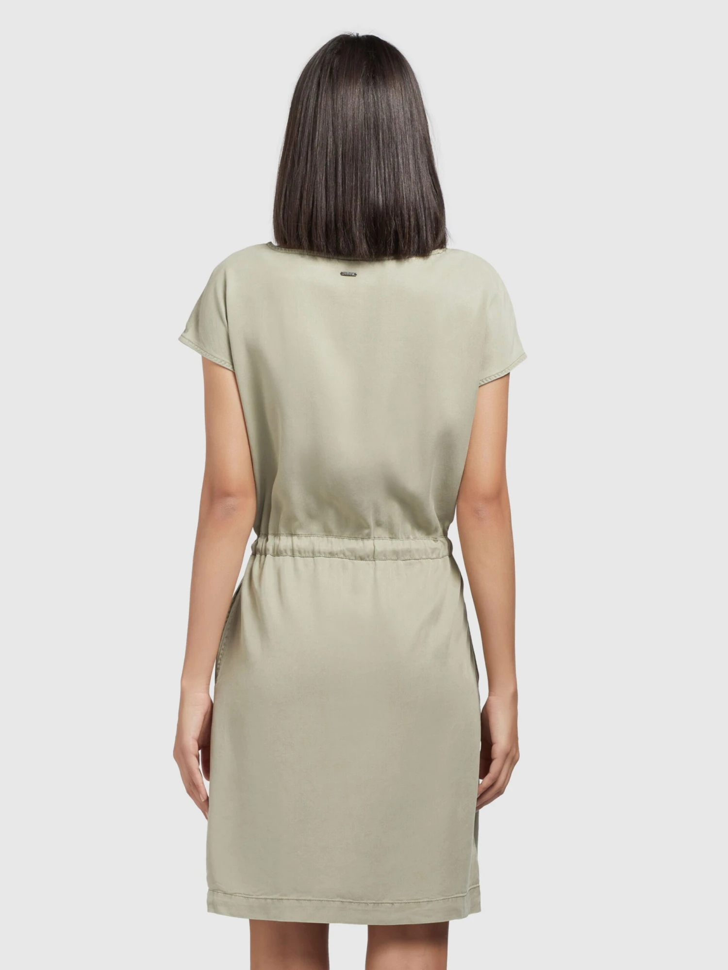 Khujo Zomerjurken Zomerjurk HEDIYE Dames Olijfgroen 4 Khujo Zomerjurken Zomerjurk HEDIYE Dames Olijfgroen - Afbeelding 4