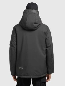 Khujo Winterjassen Winterjas Borrow Heren Donkergrijs -Khujo f698fcaf5356042f246d9eb603e33206