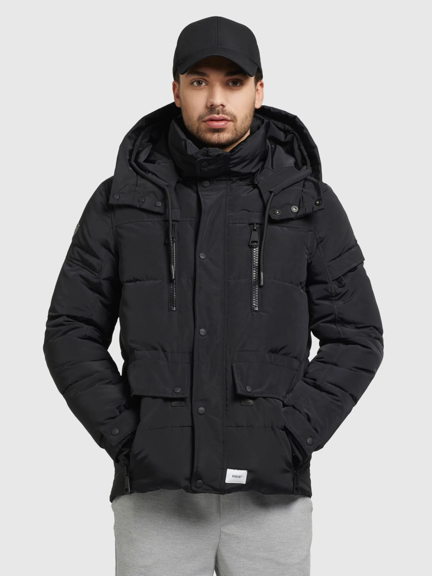 Khujo Winterjassen Winterjas Shinzo Heren Zwart 2 Khujo Winterjassen Winterjas Shinzo Heren Zwart - Afbeelding 2