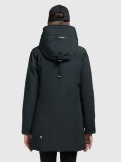 Khujo Winterjassen Winterjas Viona Dames Nachtblauw -Khujo fb8ad56c35e605c213ef4641b21e6ad2