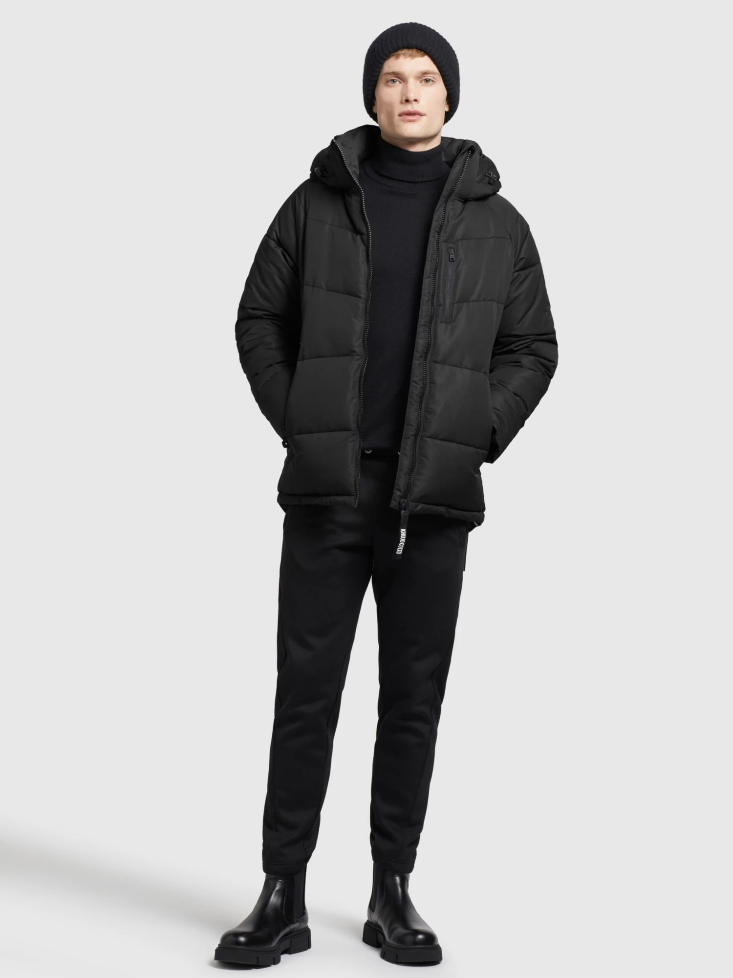 Khujo Winterjassen Winterjas Croon Heren Zwart 3 Khujo Winterjassen Winterjas Croon Heren Zwart - Afbeelding 3