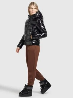 Khujo Winterjassen Winterjas Fala Dames Zwart -Khujo fcb3767ea261a5477a1325f7f3421492