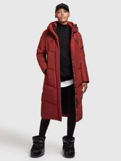 Khujo Tussenmantels Tussenmantel Dames Donkerrood -Khujo fcf5d934194bca564edcaea1e89a08a8