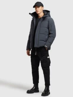 Khujo Winterjassen Winterjas Barat Heren Duifblauw -Khujo fcfe13408acca0653f089e84af0d902e