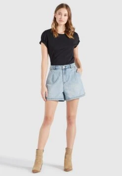 Khujo Jeans Loosefit Bandplooi Jeans Cambel Dames Blauw 10 Khujo Jeans Loosefit Bandplooi Jeans Cambel Dames Blauw -Khujo fe09ac09b14bee5efc946960ce1bab44