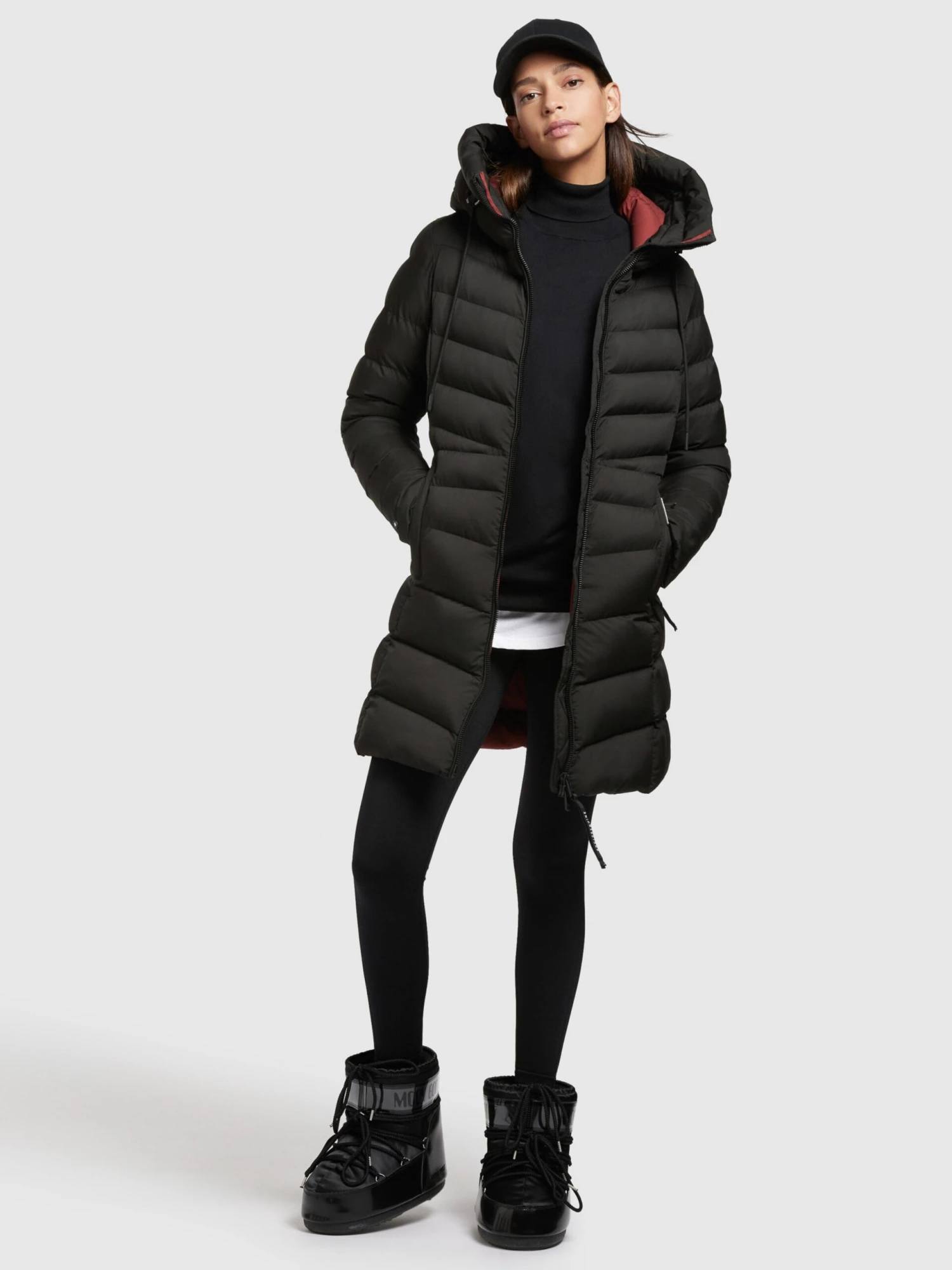 Khujo Korte Mantels Wintermantel Tuhani Dames Zwart 3 Khujo Korte Mantels Wintermantel Tuhani Dames Zwart - Afbeelding 3